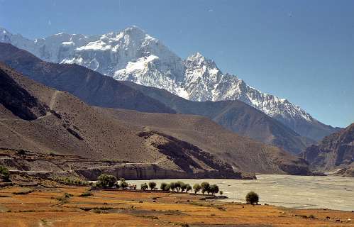 Blik op de Annapurna Himal