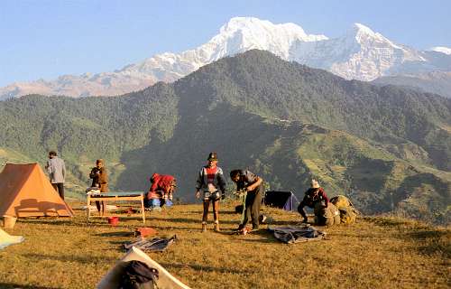 Kampeerplaats in Damphus