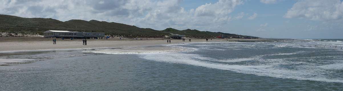 Het strand voor Callantsoog