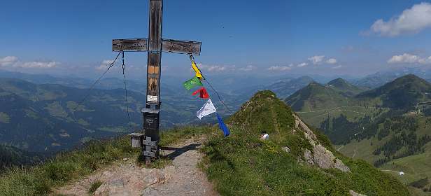 360 graden panorama vanaf de Brechhorn