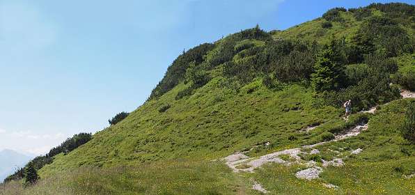 Bijna bij de eerste (false) top