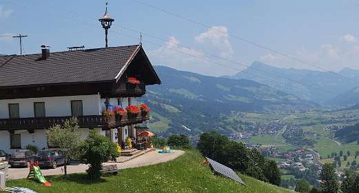 Het Brixendal in de richting van Kirchberg