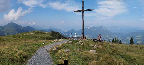 360 graden panorama van de Brandstadlalm