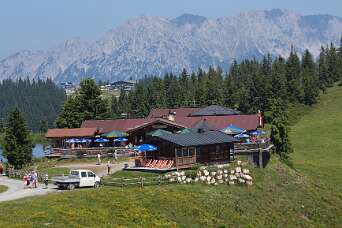 De Jochstub'n see bij Brixen im Thale