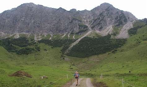 Rechts de Kellaspitze, links de Breithorn