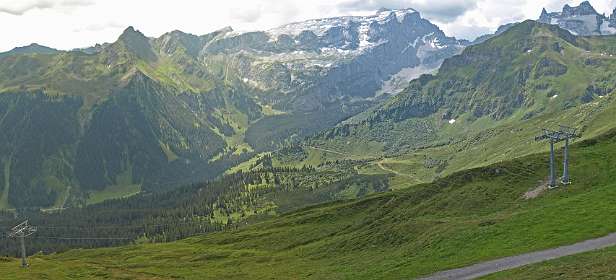 Sulzfluh vanaf Golmerjoch