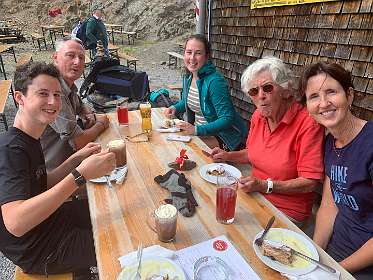 Apfelstrudel bij de Wormser Hütte in 2021