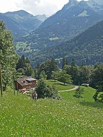 Afdaling naar Vandans