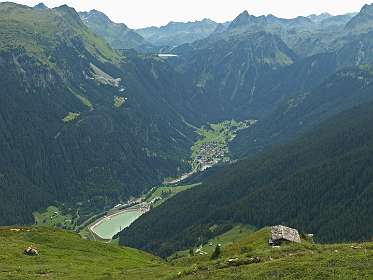 Partenen met het Kops stuwmeer