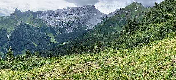 2021 uitzicht op de Sulzfluh