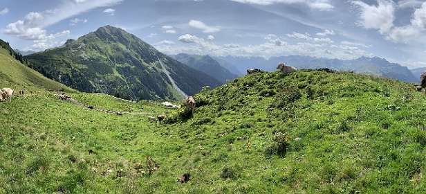 De Zamangalp komt in zicht
