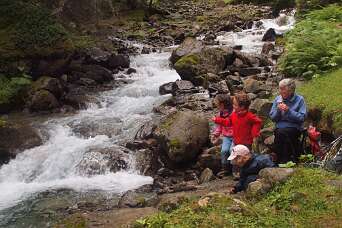 Afdaling naar Gargellen