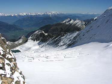 Kammer gletcher onder de Kitzsteinhorn