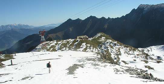 Op weg van Alpincenter richting Krefelder Hütte