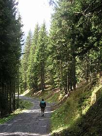 Weg Schmiedhofalm naar Sonnalm