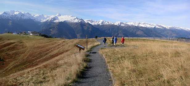 Gezicht op de Hohe Tauern