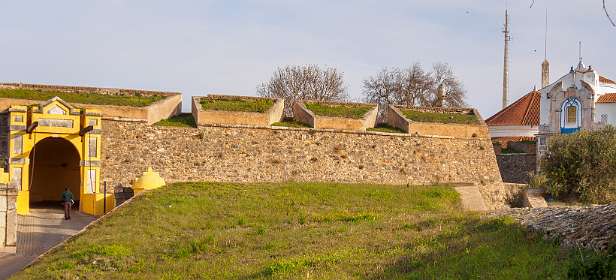 De fortificatie van Elvas, gebouwd door een Nederlandse Jezuit in de 17de eeuw.