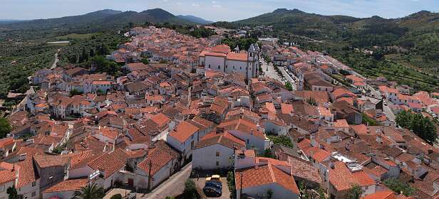 Castelo de Vide vanaf het Kasteel