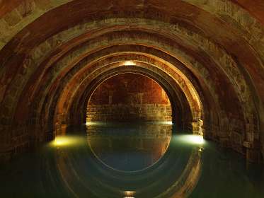 De cistern in het kasteel van Marvao