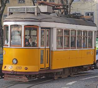 De beroemde lijn 28 in Lissabon
