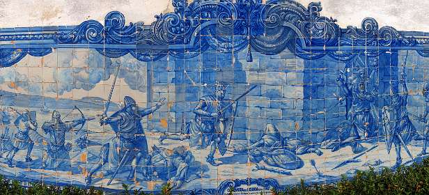 Azulejos op het Largo Santa Luzia