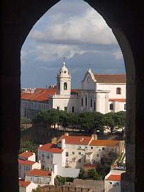 Igreja da Graca vanaf Castelo de Sao Jorge
