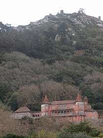 Bovenin het Moorse kasteel