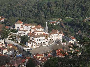 Het historische deel van Sintra