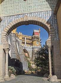 Arabische poort in het Pena paleis