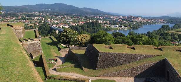 De grensrivier Minho