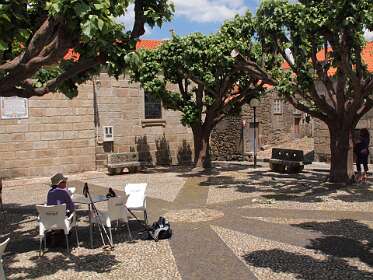 Het plein in Folgosinho