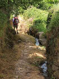 Het pad van Folgosinho naar Melo
