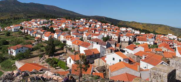 Folgosinho vanaf het kasteel