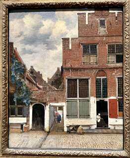 Het Straatje (ca. 1658) van de Nederlandse meester Johannes Vermeer