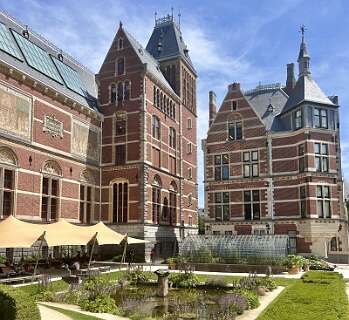 De tuin van het Rijksmuseum