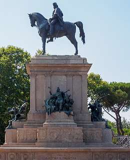 Rome<br>Standbeeld van Vittorio Emanuele II