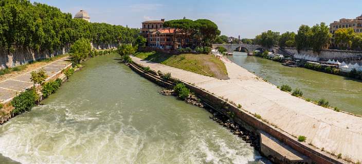 Rome<br>Het eiland in de Tiber