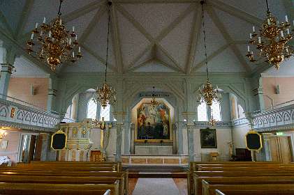 Jokkmokk<br>Nya kyrkan (1888).