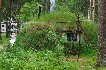 Jokkmokk<br>Samehut in het museum van Jokmokk