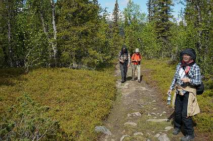 Kvikkjokk<br>We liepen op met een Zweeds boeren echtpaar