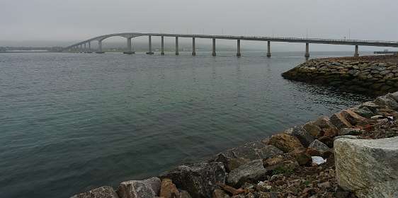 De brug bij Sortland