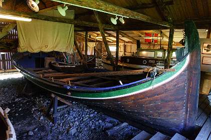 Kabelvagen<br>Botenhuis in het Lofoten museum