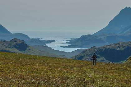 Blik naar het zuiden, de E10 gaat over die brug