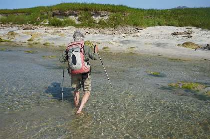 De schoenen moeten wel uit!