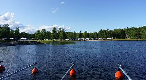 De Duse Udde camping bij Säffle in Zweden