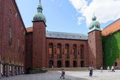 Stockholm<br>Binnenplaats Stadhuis