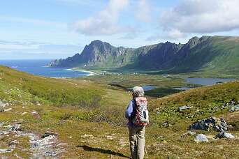 Matind wandeling bij Bleik op Andoya