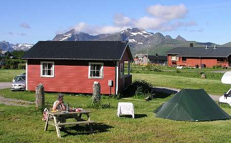 De camping in Ramberg