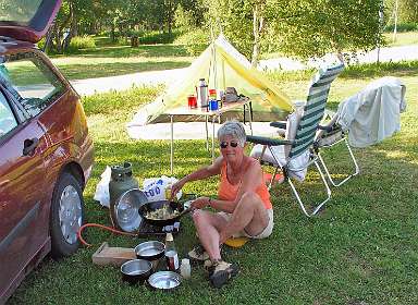 Op de camping van Saltsraumen