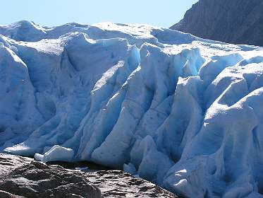 De Svartisen gletsjer